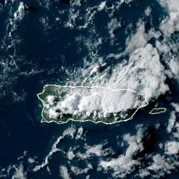 météo tropicale : Image satellite .