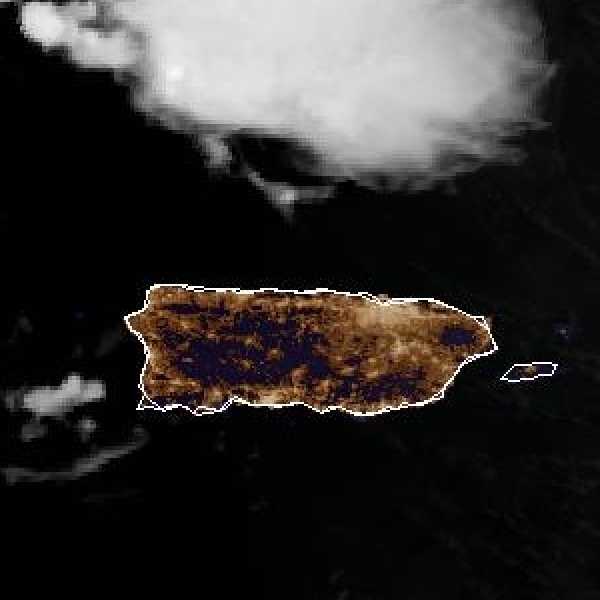 météo tropicale : Image satellite .