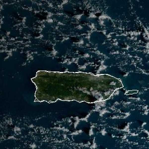 météo tropicale : Image satellite .