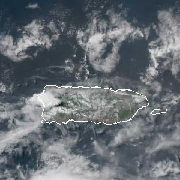 météo tropicale : Image satellite .