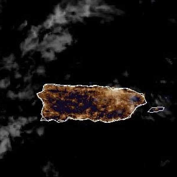 météo tropicale : Image satellite .