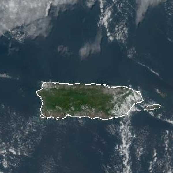 météo tropicale : Image satellite .