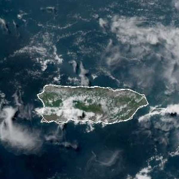 météo tropicale : Image satellite .