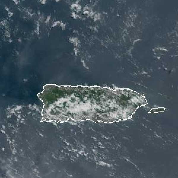 météo tropicale : Image satellite .