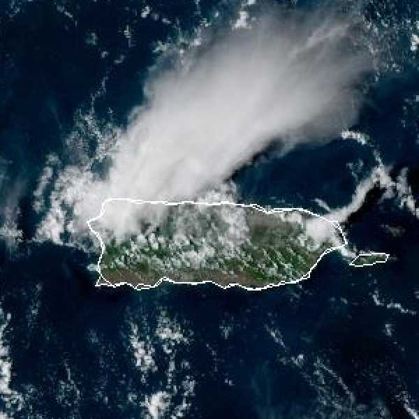 météo tropicale : Image satellite .
