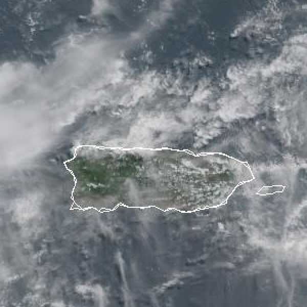 météo tropicale : Image satellite .