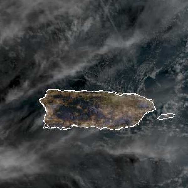 météo tropicale : Image satellite .
