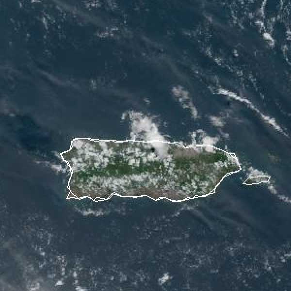 météo tropicale : Image satellite .