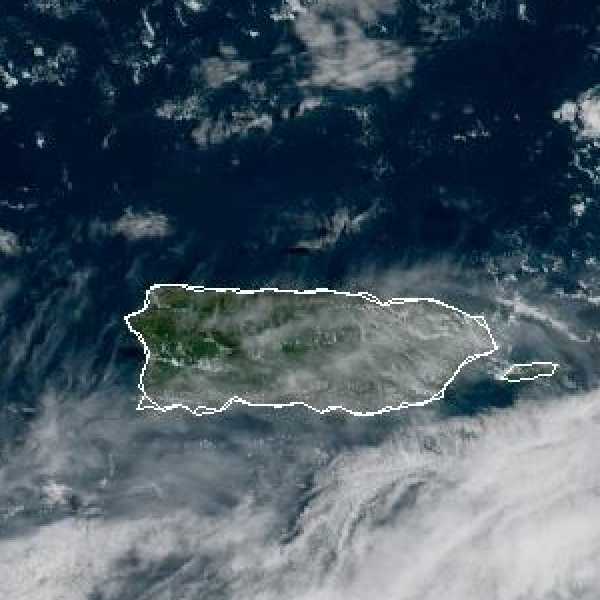 météo tropicale : Image satellite .