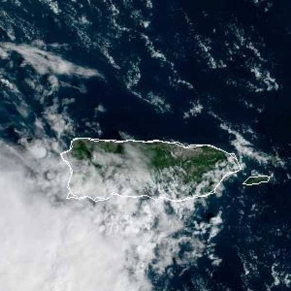 météo tropicale : Image satellite .