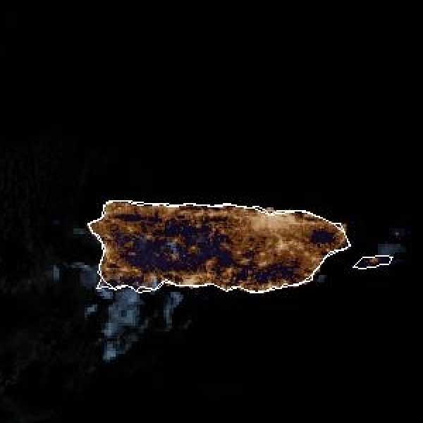 météo tropicale : Image satellite .