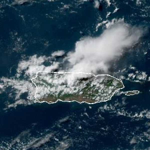 météo tropicale : Image satellite .
