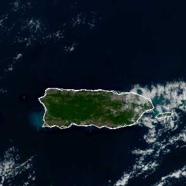 météo tropicale : Image satellite .