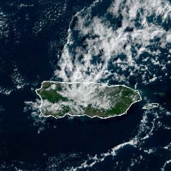 météo tropicale : Image satellite .