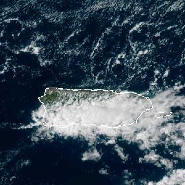 météo tropicale : Image satellite .