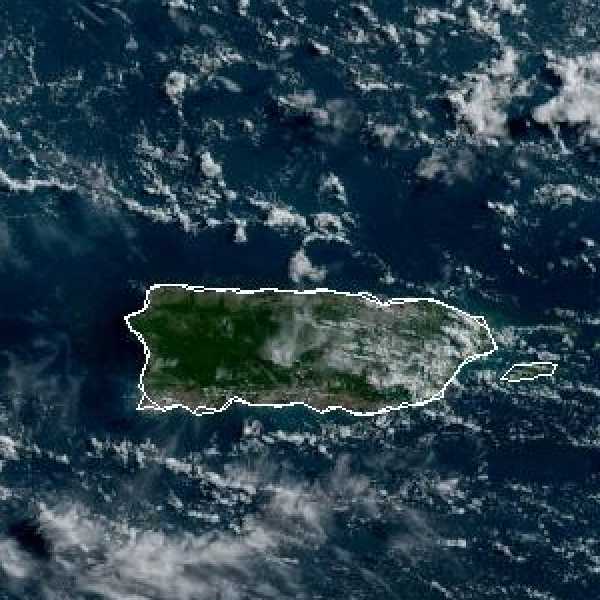 météo tropicale : Image satellite .