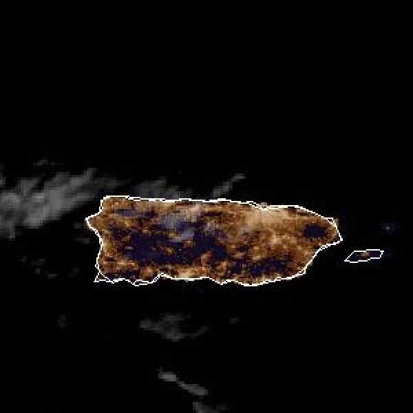 météo tropicale : Image satellite .