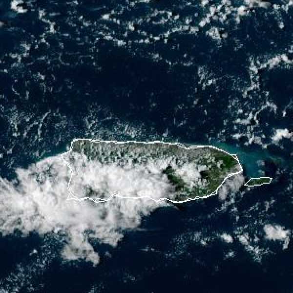 météo tropicale : Image satellite .