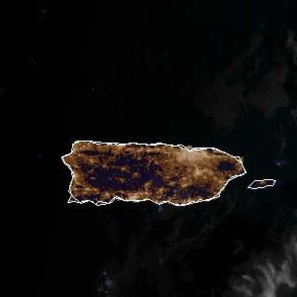 météo tropicale : Image satellite .