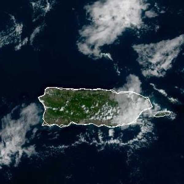 météo tropicale : Image satellite .