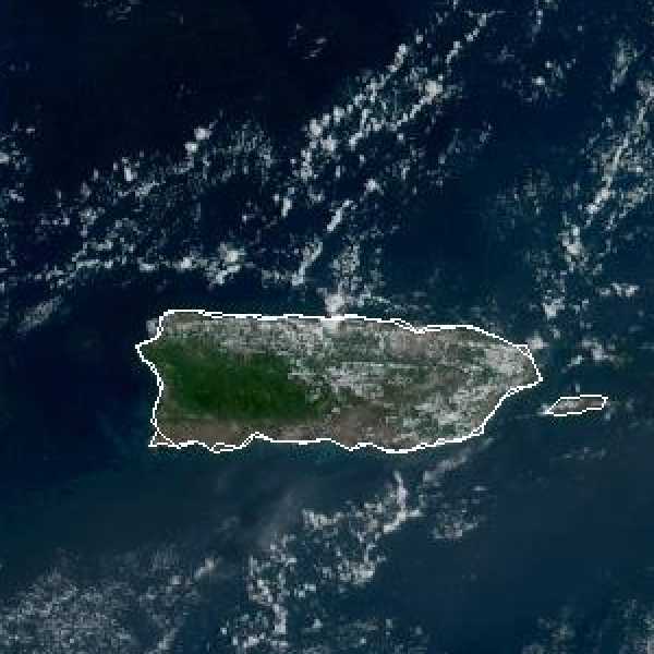 météo tropicale : Image satellite .