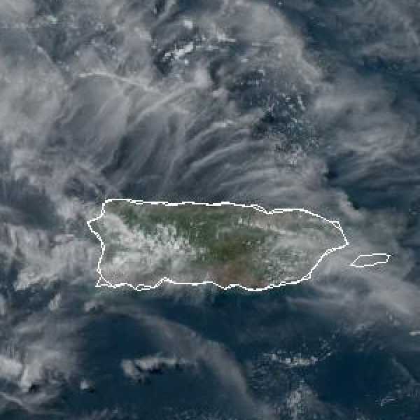 météo tropicale : Image satellite .