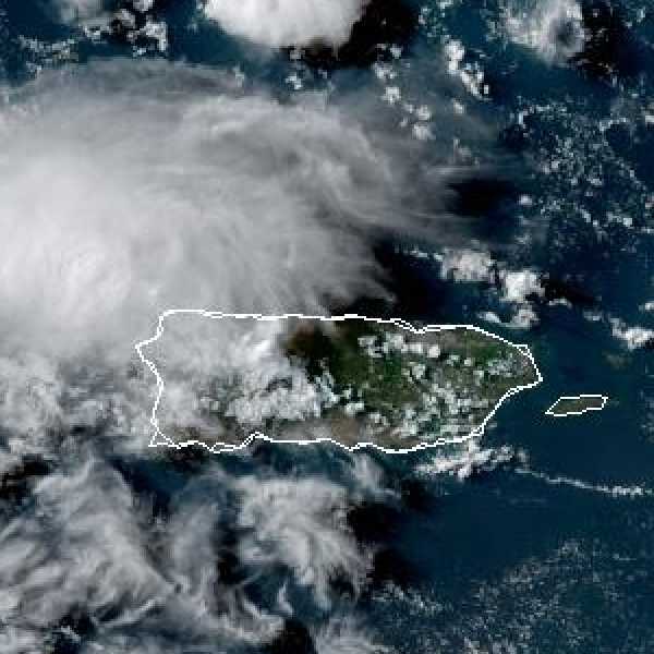 météo tropicale : Image satellite .
