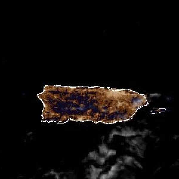 météo tropicale : Image satellite .