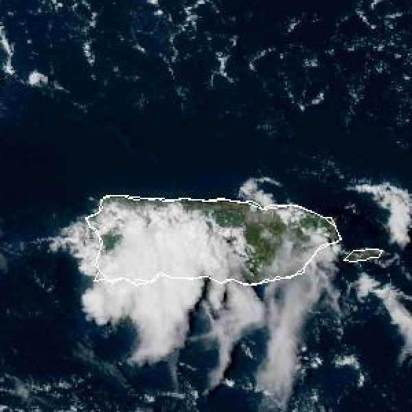 météo tropicale : Image satellite .