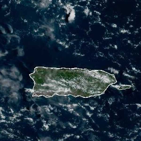 météo tropicale : Image satellite .