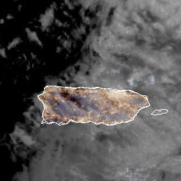 météo tropicale : Image satellite .