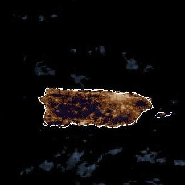 météo tropicale : Image satellite .