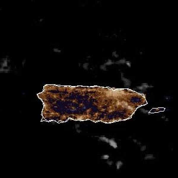 météo tropicale : Image satellite .