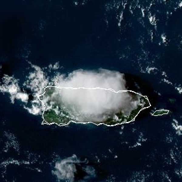 météo tropicale : Image satellite .
