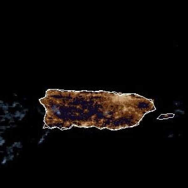 météo tropicale : Image satellite .