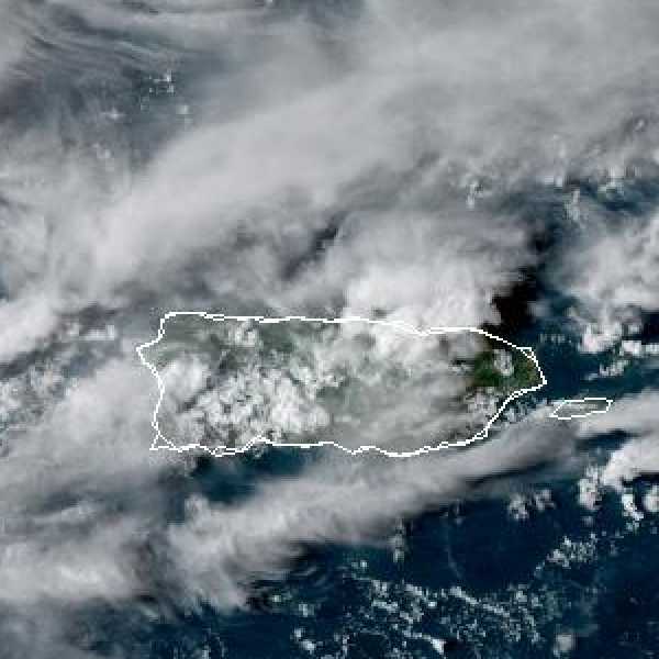 météo tropicale : Image satellite .