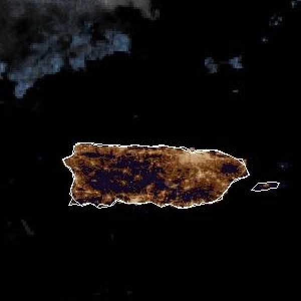 météo tropicale : Image satellite .