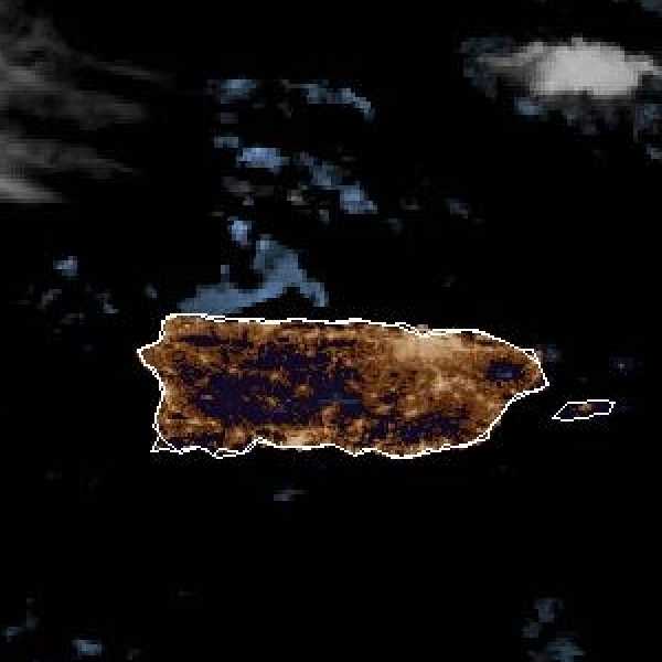 météo tropicale : Image satellite .