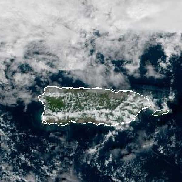 météo tropicale : Image satellite .