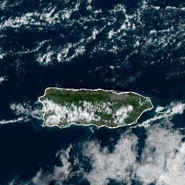 météo tropicale : Image satellite .