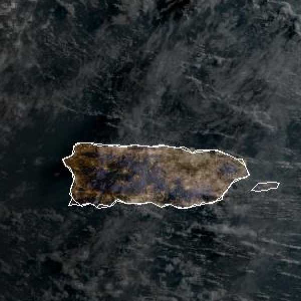 météo tropicale : Image satellite .