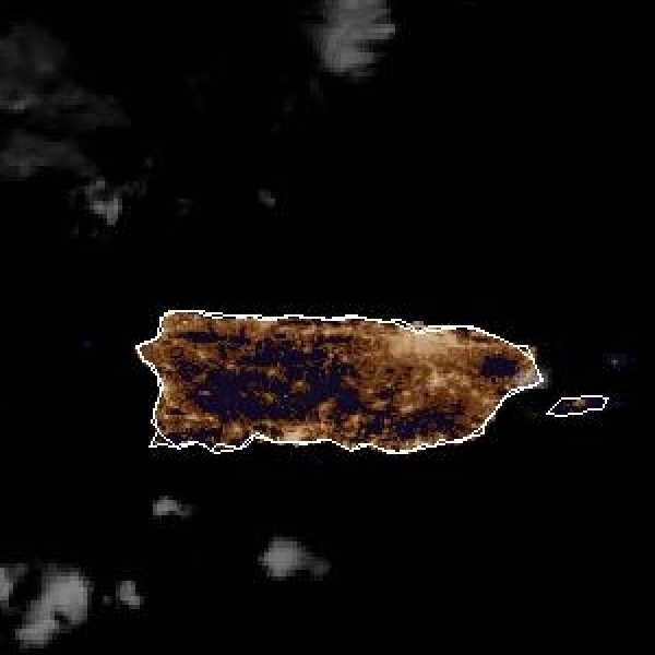 météo tropicale : Image satellite .