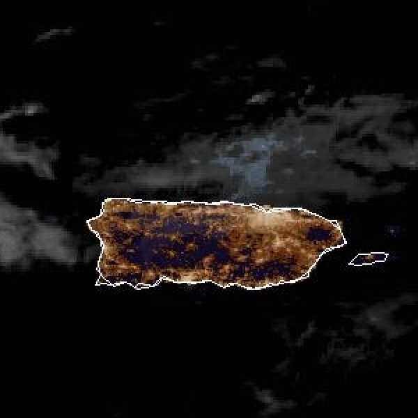 météo tropicale : Image satellite .