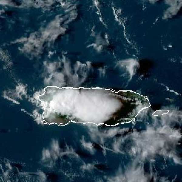 météo tropicale : Image satellite .