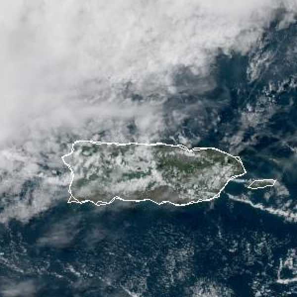 météo tropicale : Image satellite .
