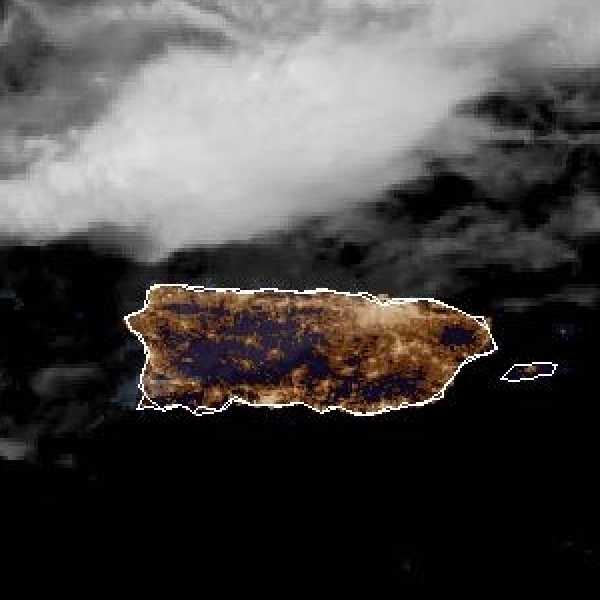 météo tropicale : Image satellite .