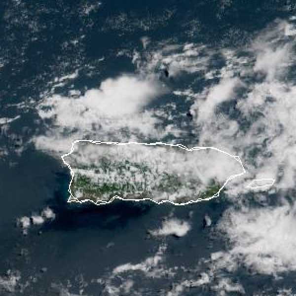 météo tropicale : Image satellite .