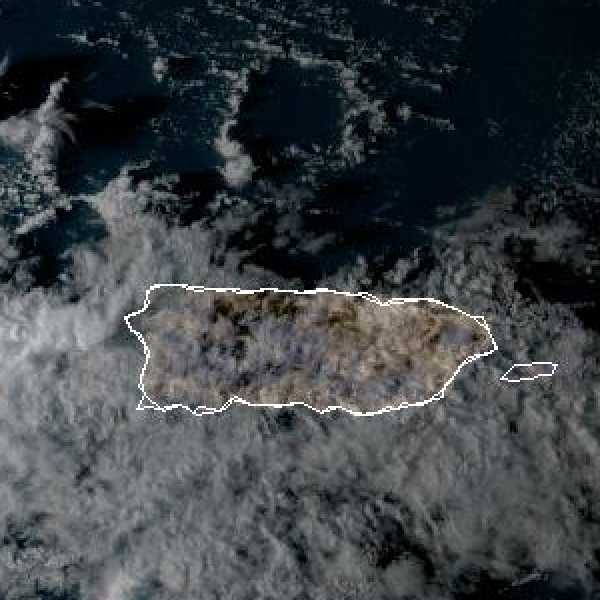 météo tropicale : Image satellite .