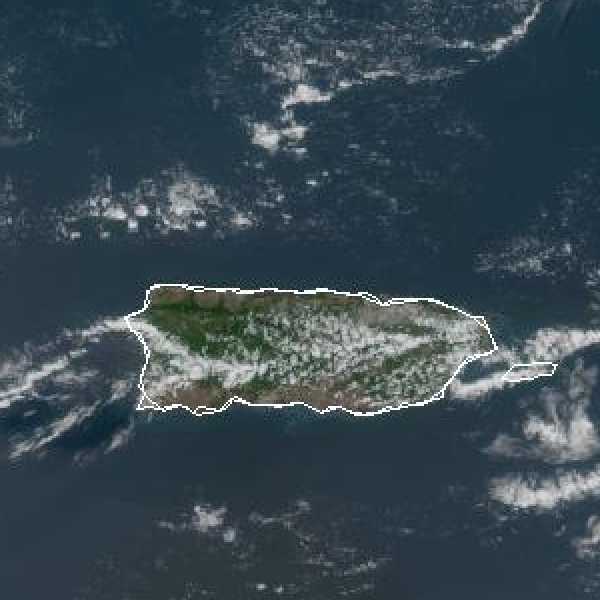 météo tropicale : Image satellite .