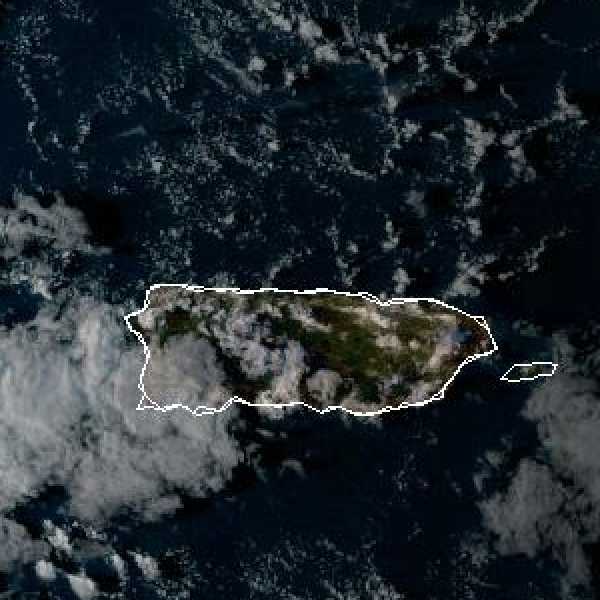 météo tropicale : Image satellite .